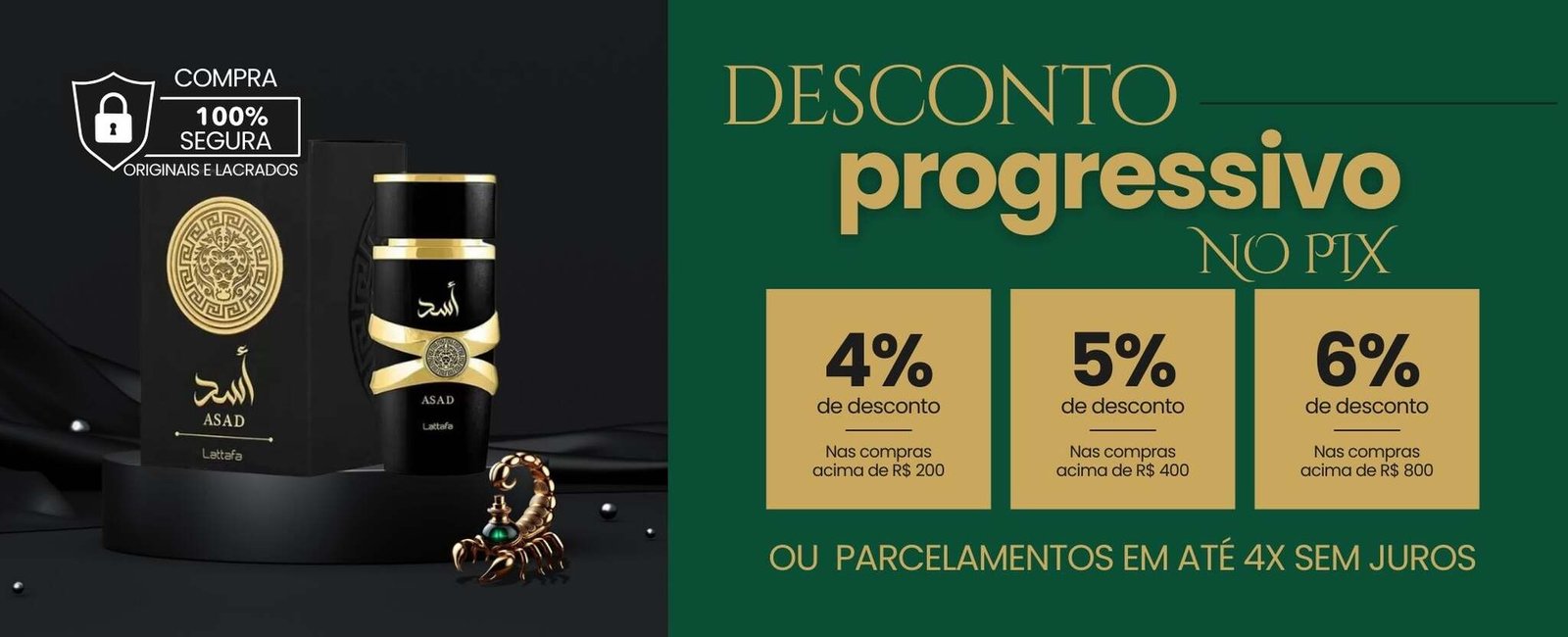 Scorpions Perfumaria - Perfume Árabe